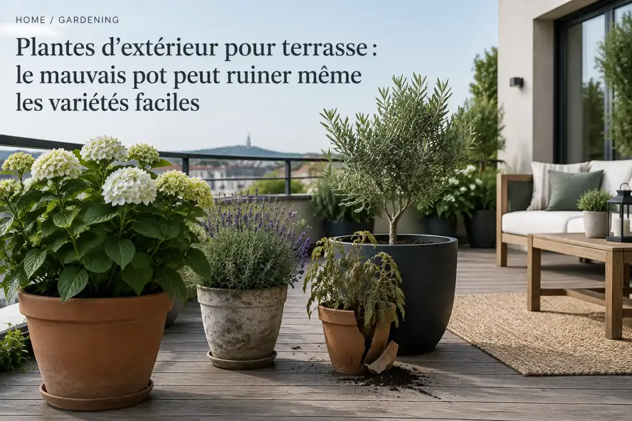 Plantes d’extérieur pour terrasse : le mauvais pot peut ruiner même les variétés faciles