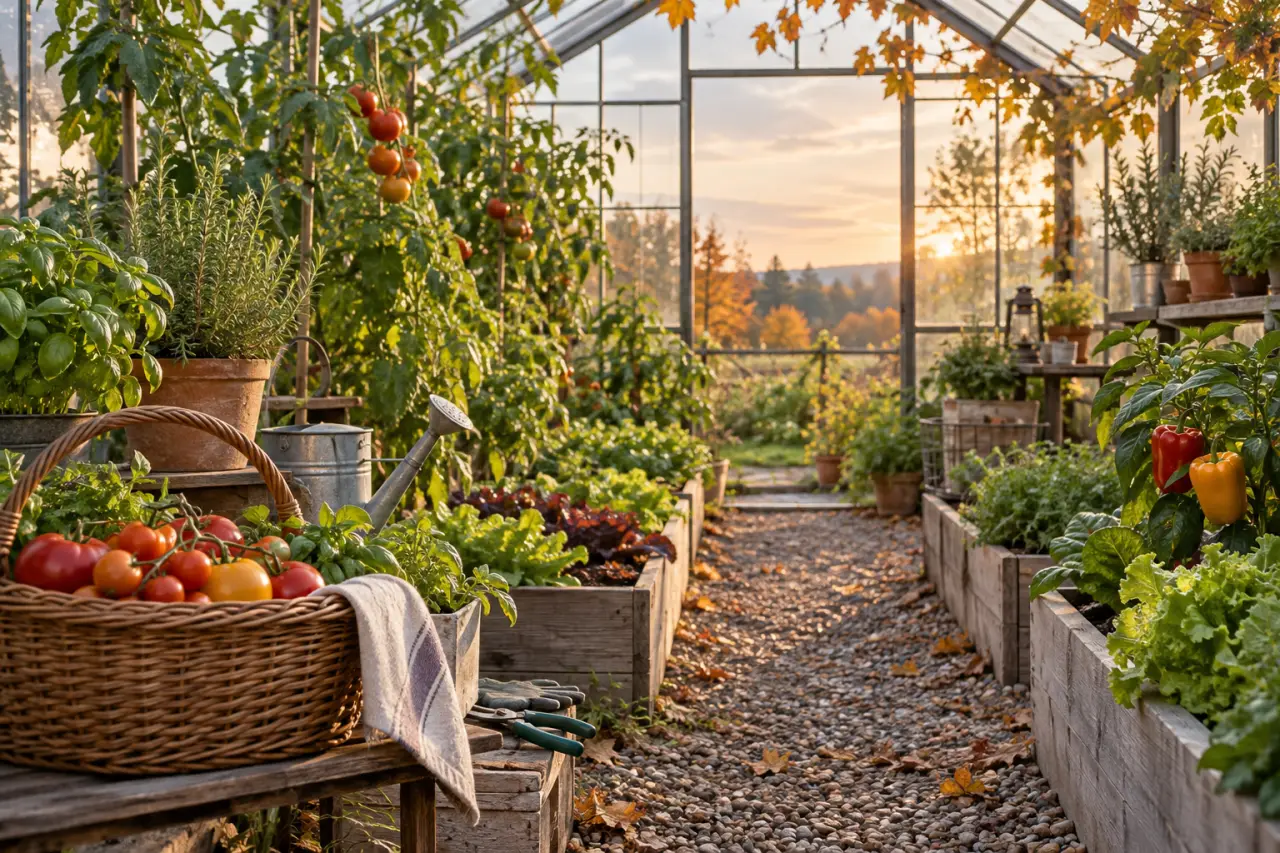Récolter jusqu’en novembre sous serre sans faire souffrir ses plants