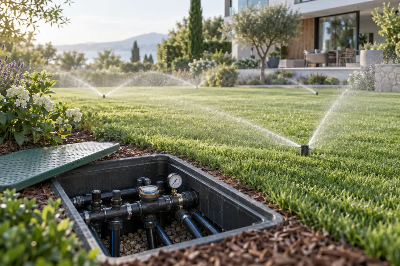 Kit arrosage automatique pelouse enterré : le bon débit avant tout