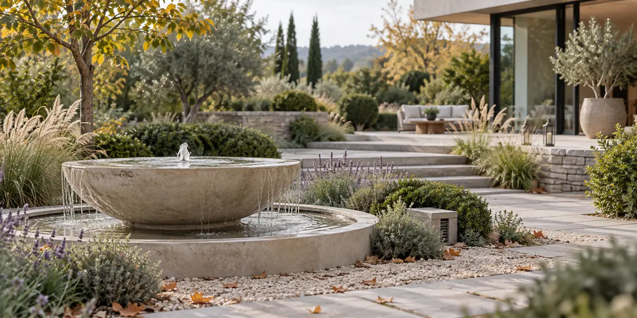Une fontaine de jardin pour apaiser l’extérieur, du choix de la pompe à l’hivernage